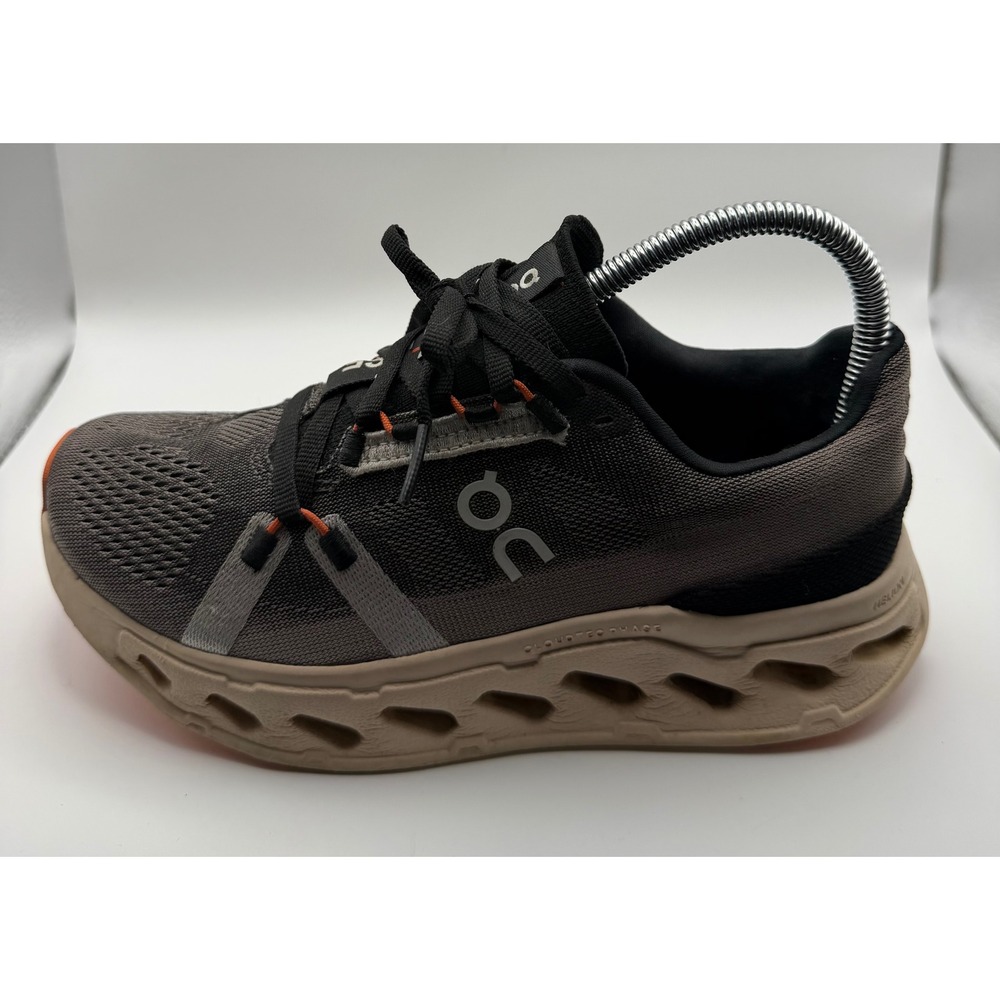 On Cloudsurfer Running Shoes Womens 7 Grey Orange CloudTec Phase 3WD30092317